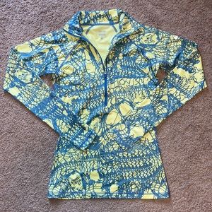 NikePro Printed Quarter Zip Top